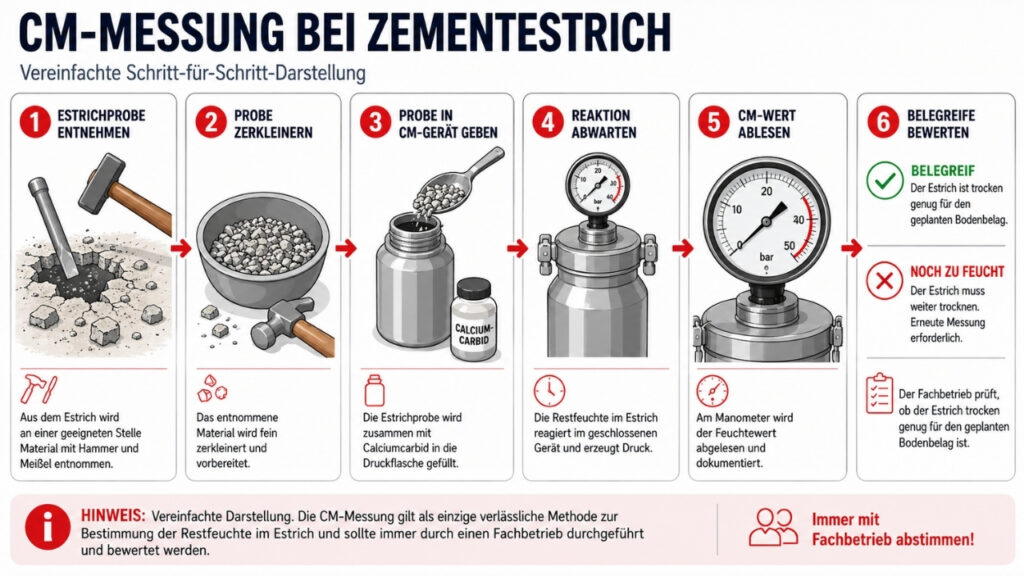 Ablauf der CM-Messung