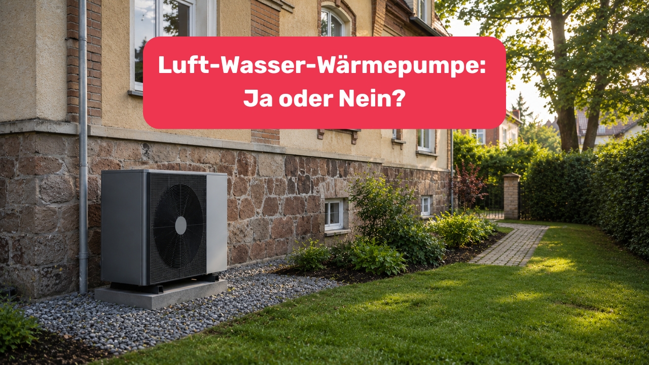 Luft-Wasser-Wärmepumpe: Ja oder Nein?