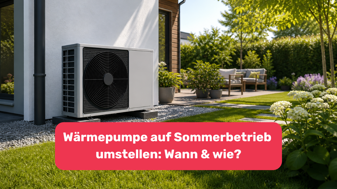 Wärmepumpe auf Sommerbetrieb umstellen: Wann & wie?