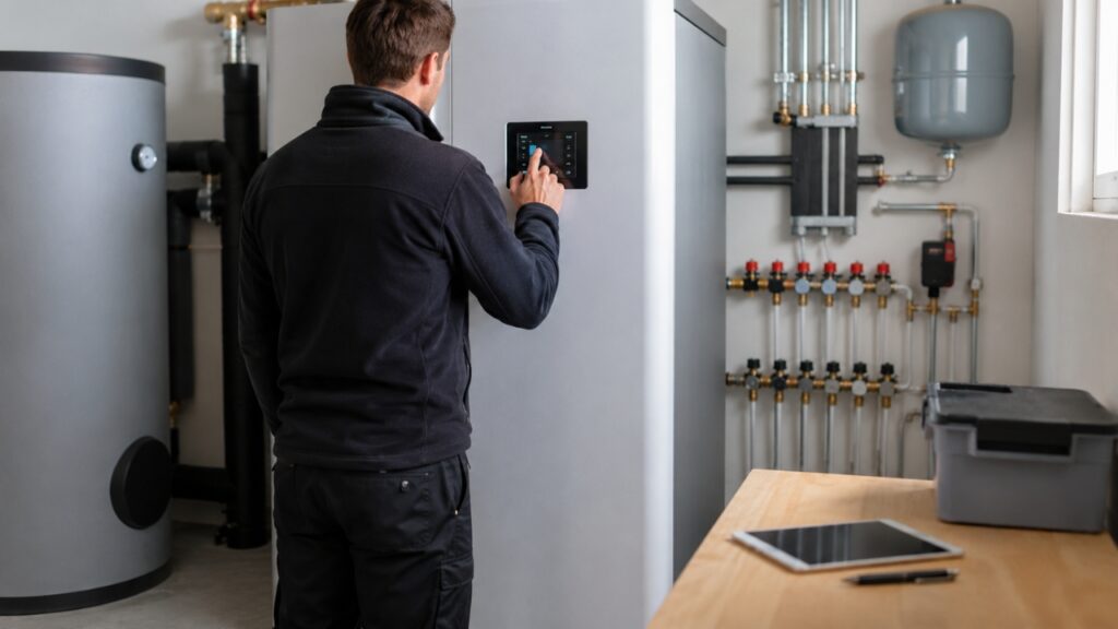 Systematisches Vorgehen bei Einstellung der W&auml;rmepumpe
Hinweis: Bild wurde mit KI erstellt