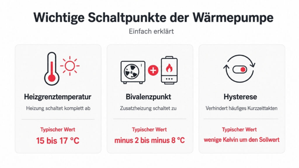 Schaltpunkte auf einen Blick