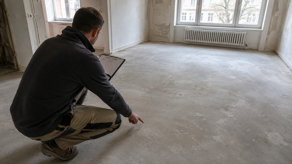 Alten Estrich im Altbau beurteilen - Begehung durch Fachbetrieb vermittelt durch Handwerksempfehlung.de